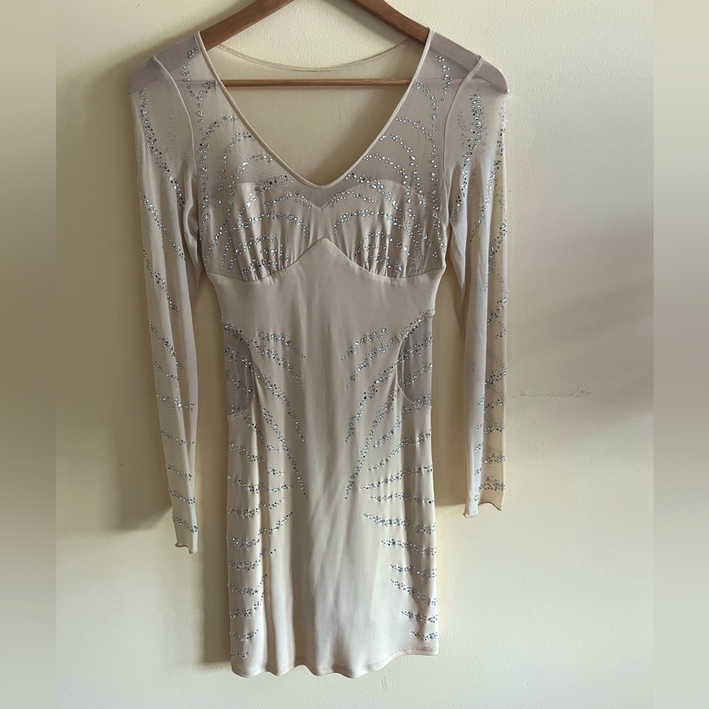 Marciano Mini Rhinestone Dress